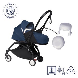 Botones para manillar de cochecitos Babyzen Yoyo, Yoyo+, Yoyo2 y Connect: juego de repuesto reforzado y duradero.