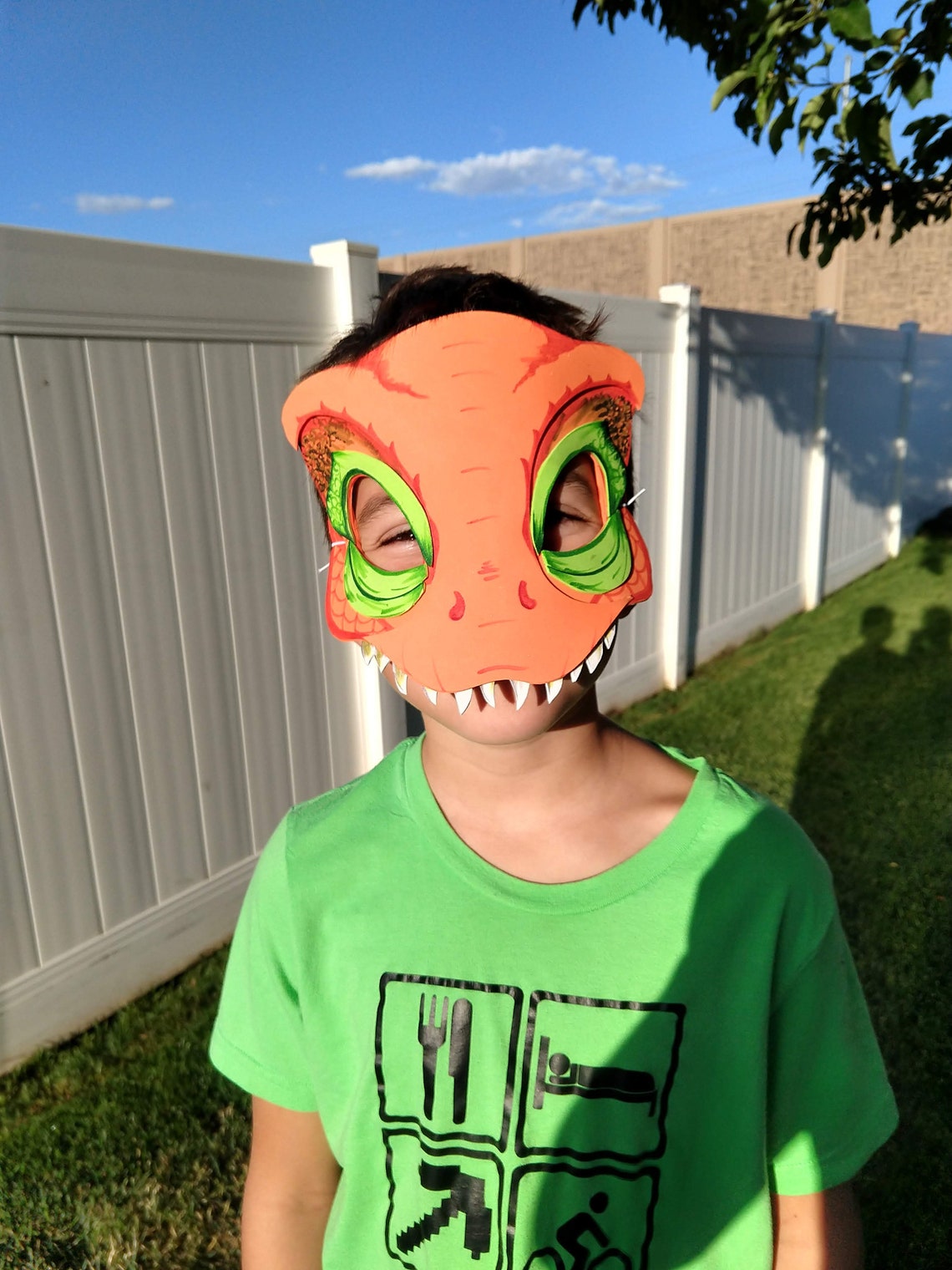 Raptor Mask - Etsy