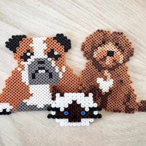 Dog & Cat Bead Pattern Bundle | Labradoodle Bulldog Ragdoll | 3 Designs | Instant Download PDF