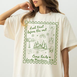 Lager Junggesellinnenabschied Benutzerdefiniertes Shirt, Bachelorette Komfort Farben T-Shirt, Cabin Mountain Braut T-Shirt, Wandern Brautparty, See Tshirt, Mädchen Reise
