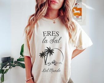Camiseta Sal de la Tierra, camiseta Sal del Mundo, camiseta cristiana "Sé Salado, Mantente Iluminado", ropa cristiana, camiseta de fe, bonito regalo cristiano