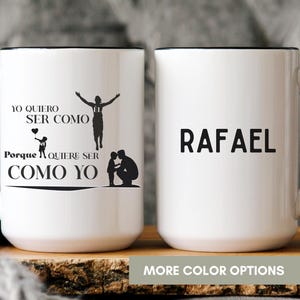 Christian Father&#39;s Day Custom Coffee Mug,Custom Name New Dad Gift,Christian Dad Gift, Christian Coffee Mug for Dad,Dad and Son Cute Gift for