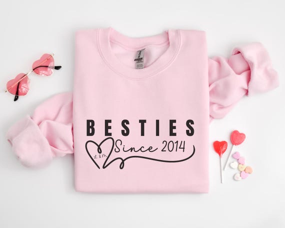 Sudadera con capucha personalizada Bestie, sudadera con capucha - Main Image