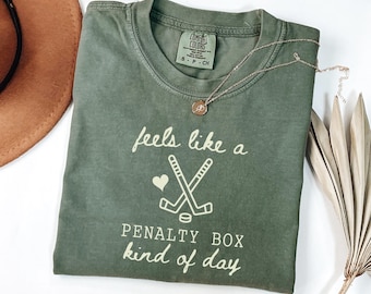 Voelt als een strafschopgebied shirt, grappig hockeyshirt, cadeau ijshockeyspeler, shirt wedstrijddag, cadeau hockeycoach, gezellige wintersport