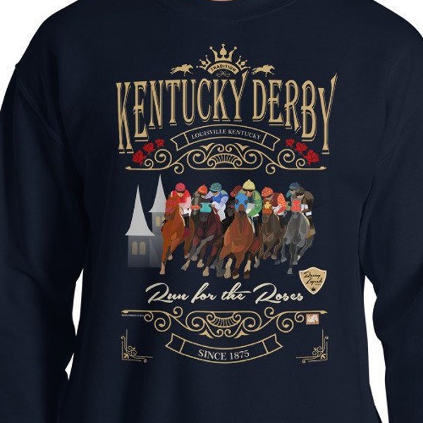 Vintage Kentucky Derby Sweatshirt Etsy