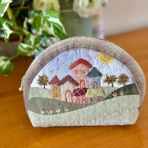 handmade Japanese quilt pouch