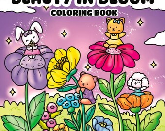 Blühende Schönheiten Malbuch