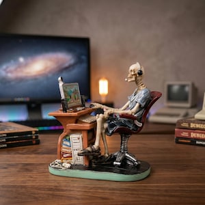 Puede incluir: Una taza de cerámica blanca con un asa negra y el texto "But First, Coffee" en negro, con una fuente de estilo manuscrito. La taza está sobre una superficie blanca.