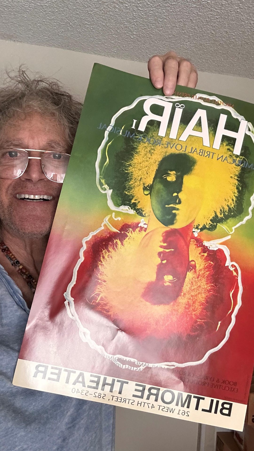 1968 Hair Musical Broadway Poster: Signed Certificate - Etsy