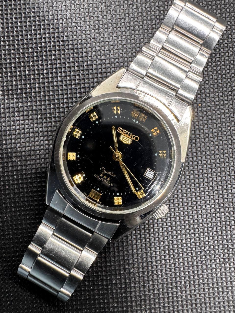 seiko5 crystal seiko crystal 25 jewels