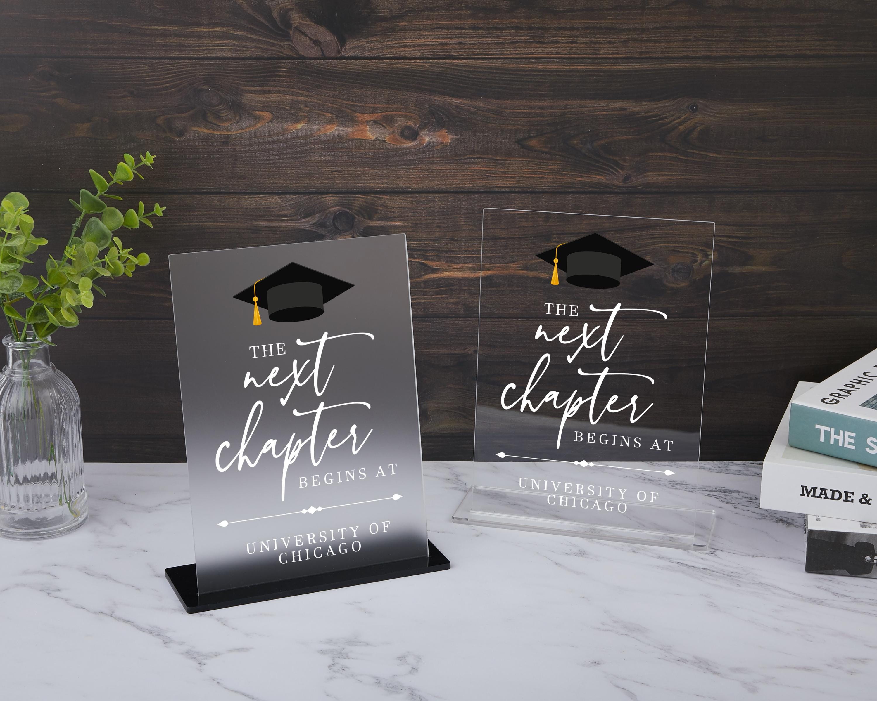 Acrylic Graduation Party Sign: Next Chapter Decor - Etsy