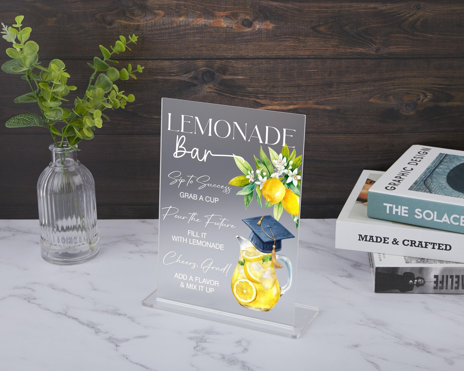 Graduation Lemonade Stand Sign Graduation Lemonade Bar Sign, Grad Party Drink Station Signs, Drink ...