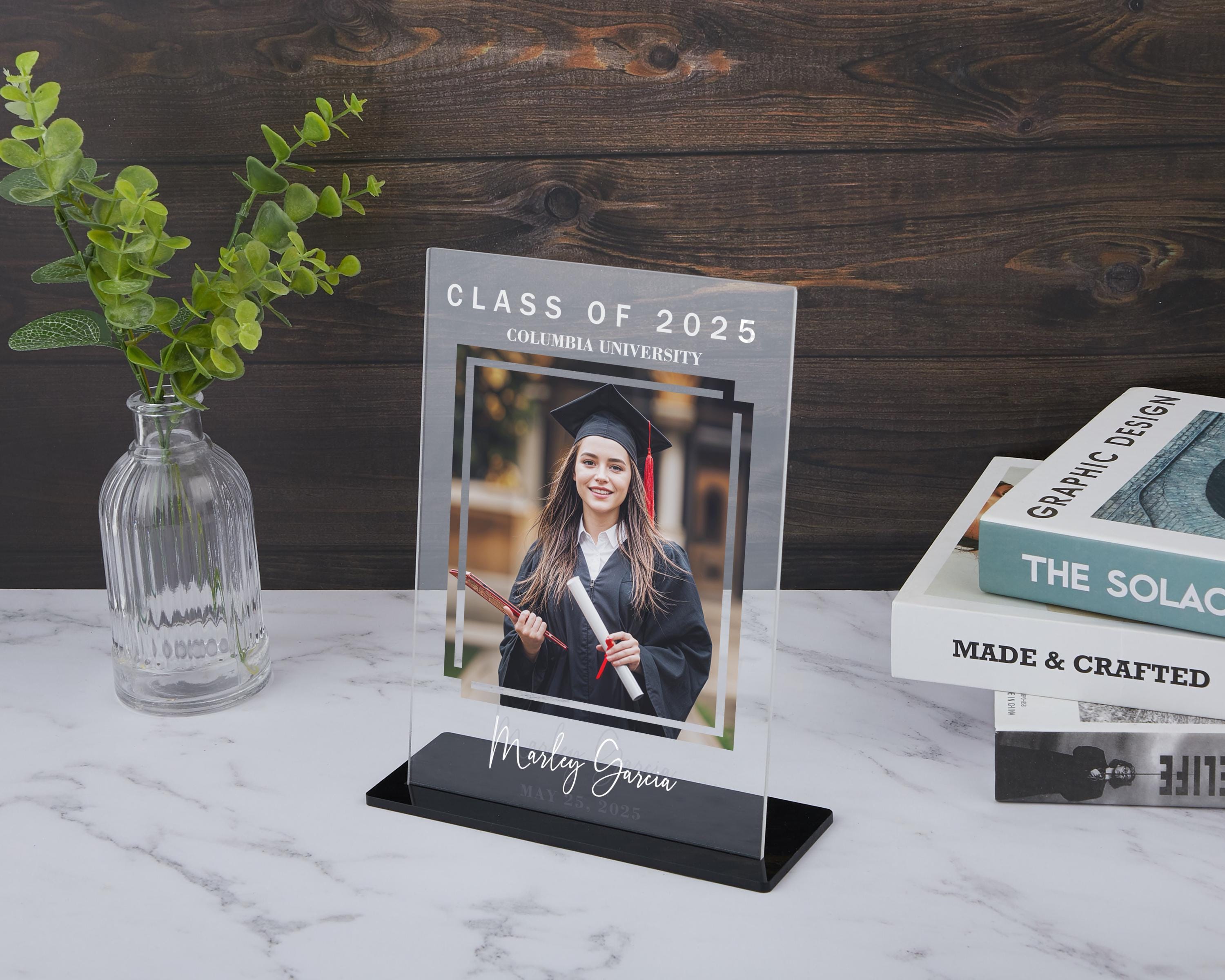 Custom Acrylic Graduation Photo Plaque: Class of 2025 - Etsy