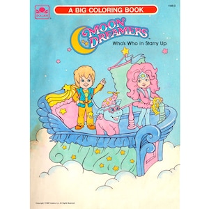 1987 MoonDreamers Coloring Book: Who&#39;s Who in Starry Up (PDF File)
