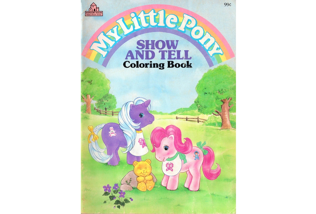 PDF File My Little Pony Show and Tell Coloring/activity Book 10 Pages ...