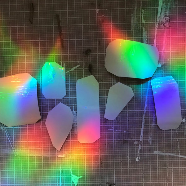 Crystal Shaped Rainbow Maker Window Stickers