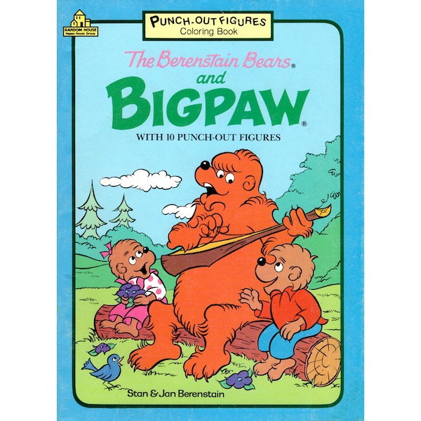 NEW! PDF File The Berenstain Bears and Big Paw 10 Coloring Pages