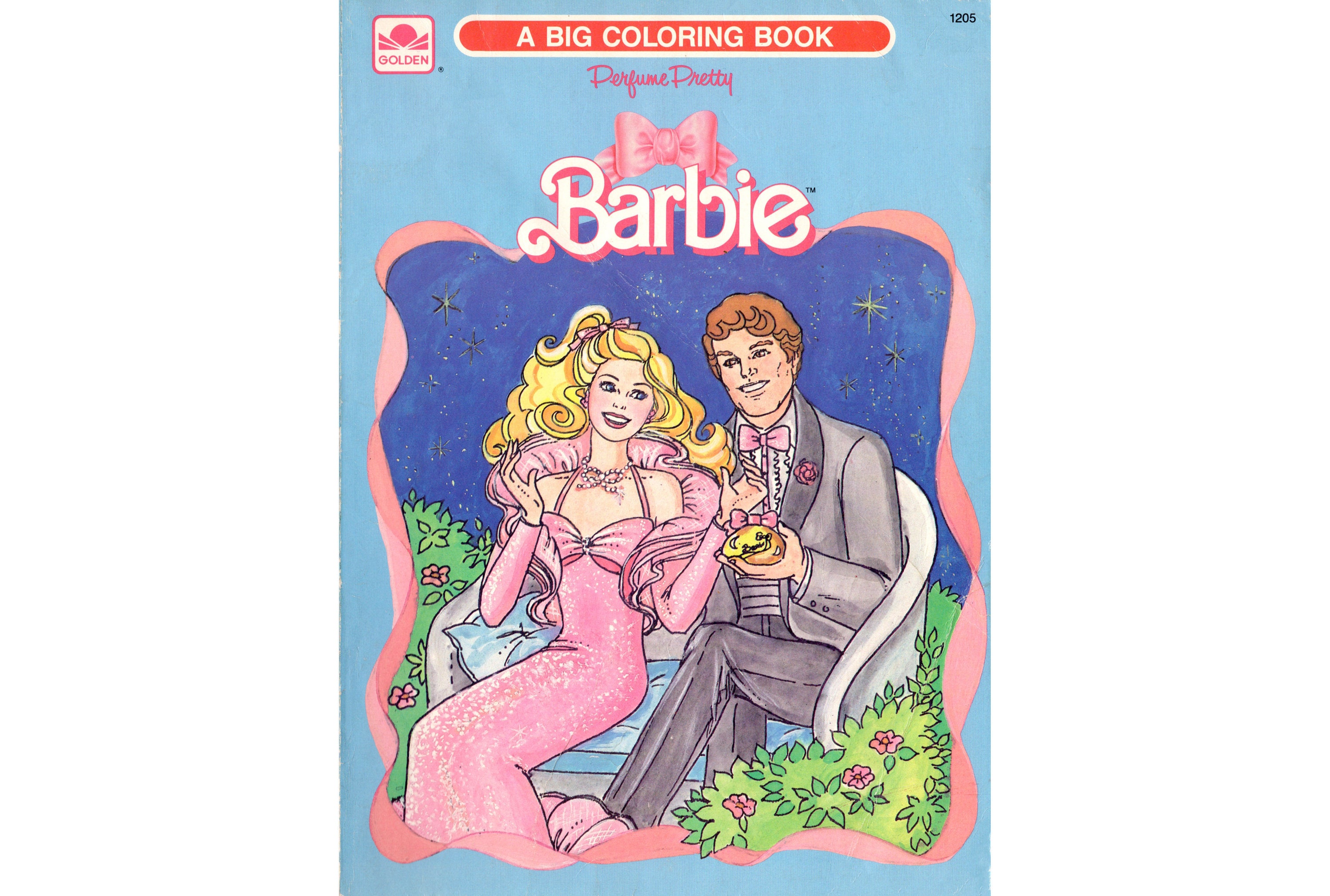 BARBIE COLORING BOOKS One Vintage Golden & Princess Popstar Based
