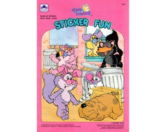 NEW! PDF File 1988 Purrtenders Sticker Fun 9 Pages