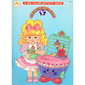 PDF File 1989&#39;s Cherry Merry Muffin Coloring Activity Book 8 Pages