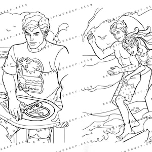 Archivo PDF: California Dream BARBIE Golden Coloring Book (10 páginas) imagen 6