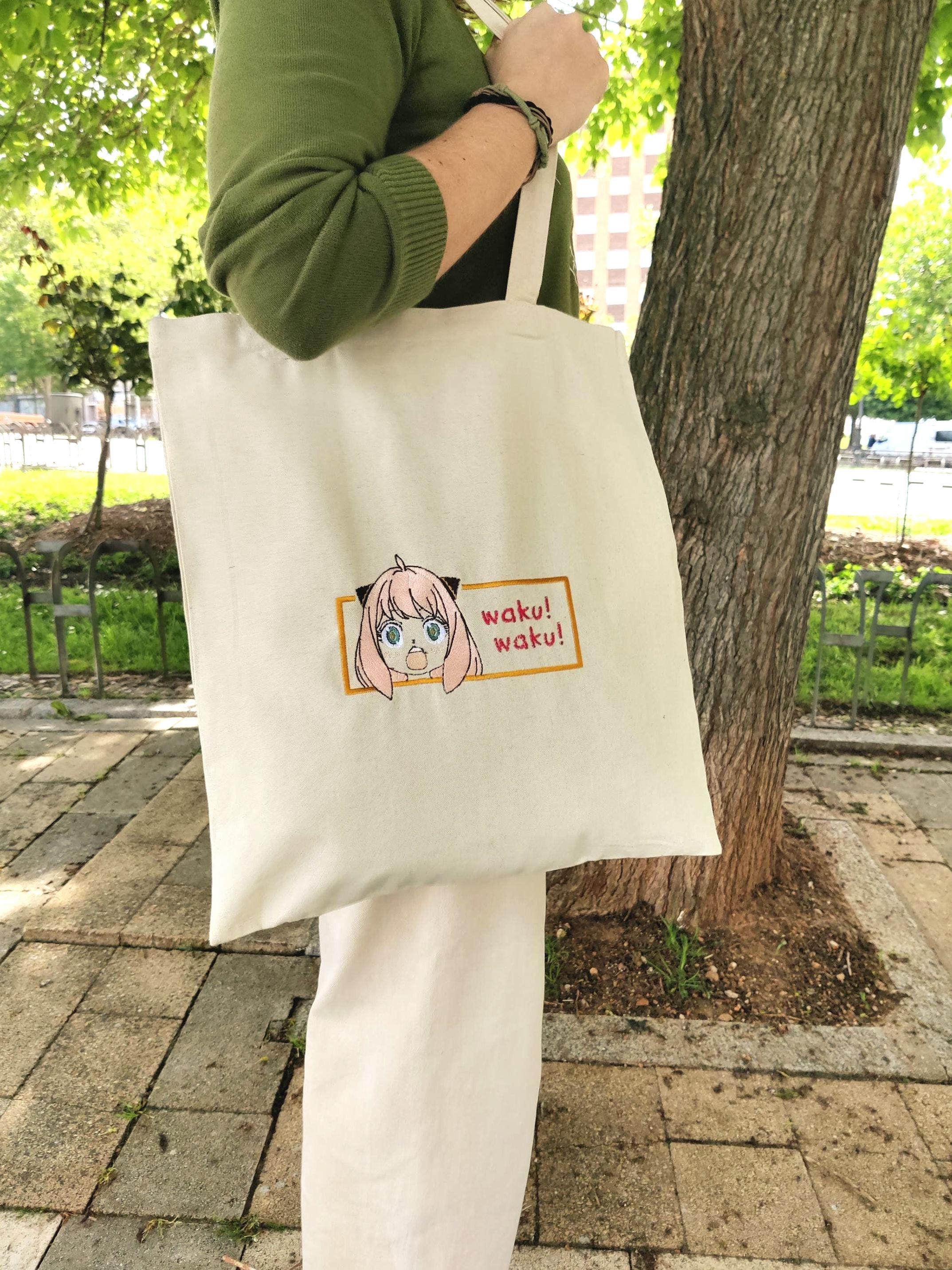 あーにゃ様専用ページです  ハンドメイドトートバッグ アーニャ トートバッグ - スパイ×ファミリー。刺繍デザイン。 - Etsy 日本