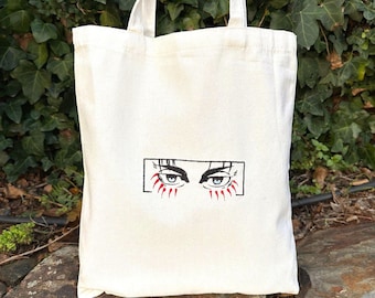 Eren Tote Bag - Attack on Titan. Embroidered Shoulder Bag