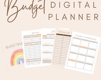 Digital Budget Planner Canva link
