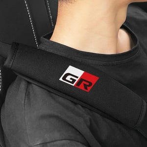 Brand New *2 Toyota GR Seat Belt Cover Yaris Corolla GR86 Supra Hilux Rav 4