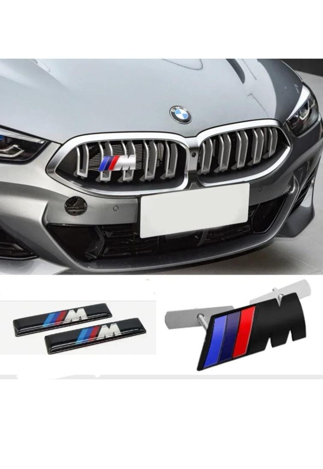 Brand New BMW M Sport Grill Badge Performance 2 BMW Badge Stickers M1 ...