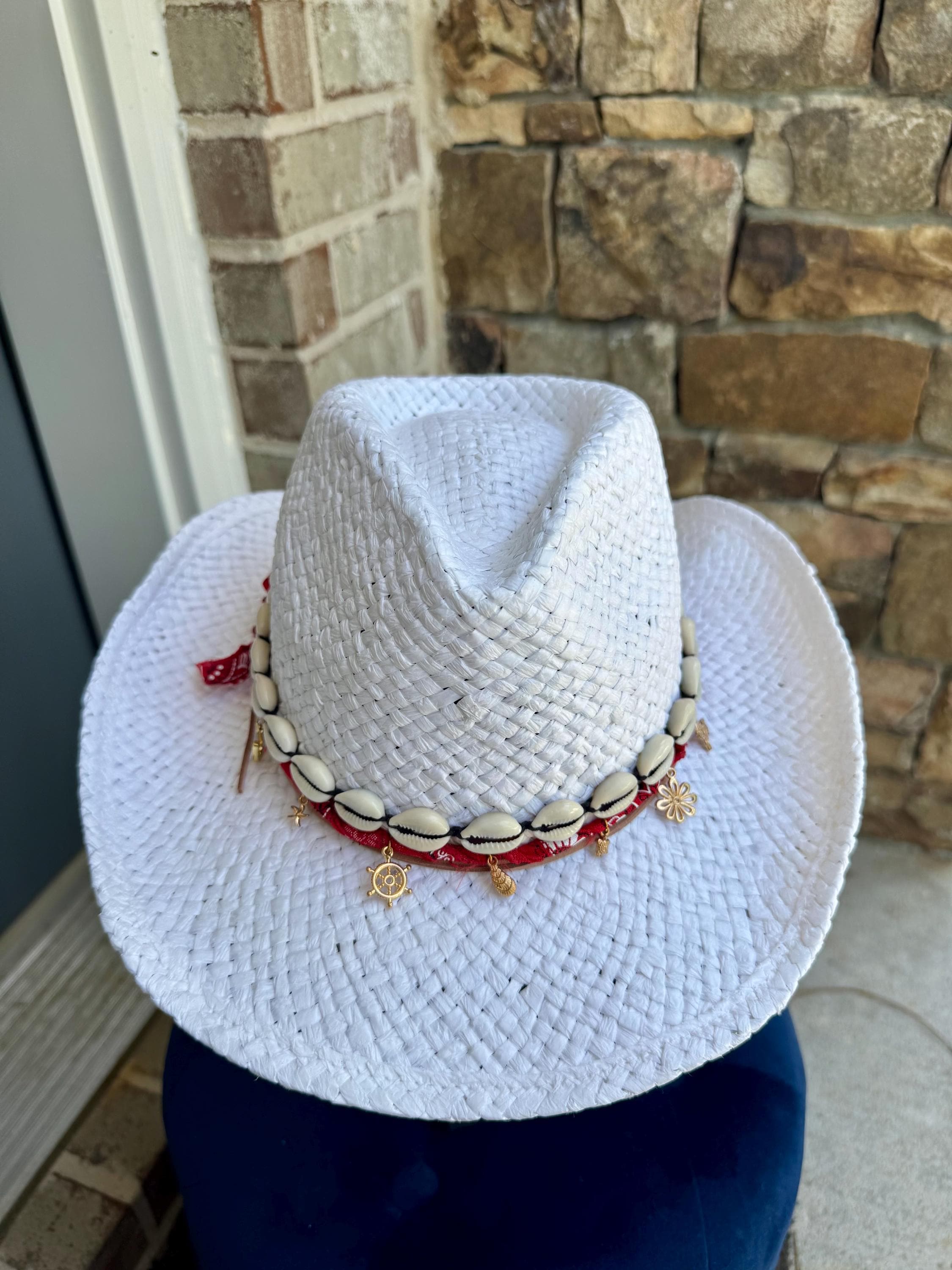 1125 Straw Cowboy Cowgirl Hat For Women Men Western Coastal Beach Beach Cowboy Hat - Etsy main image 3