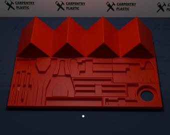 3D Printed Tool Tray Insert: Customizable Desk Drawer Organizer