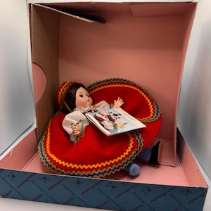 Madame Alexander “Czechoslovakia” International Doll New - In Box Vintage  - 8-Inch Collectible Dolls With Tags