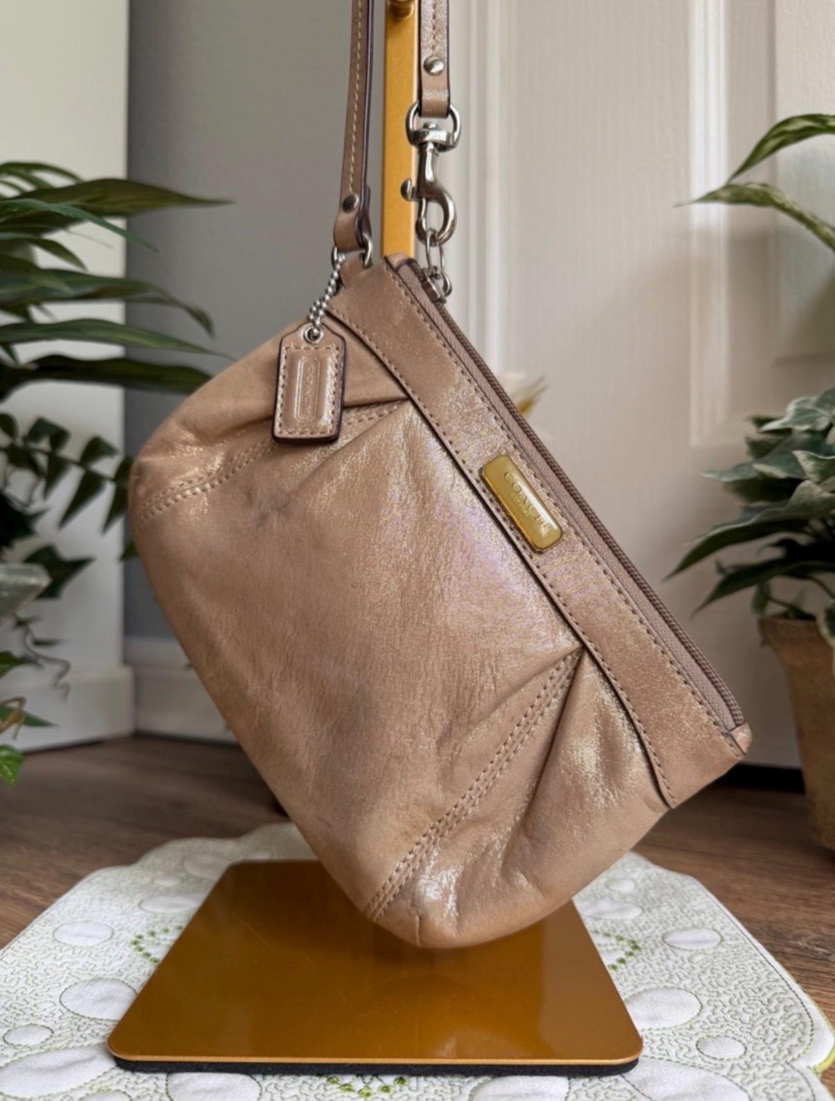 Coach Bag Gold Metallic - Etsy