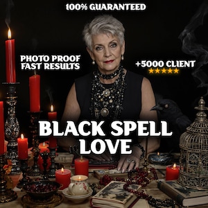 LOVE OBSESSION Spell - Black Magic Voodoo Ritual - Powerful Black Magic Love Spell - Passion Love - Same Day Casting - Voodoo Love Spell