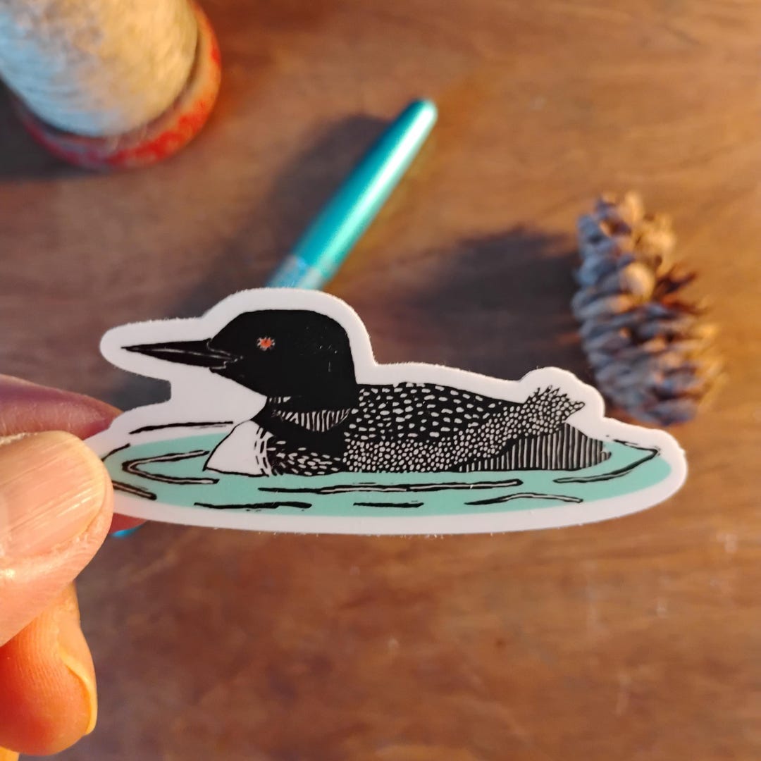 Loon - Sticker - Etsy