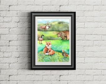 Art Print / Tundra / de Cheryl Lacy