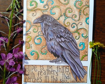 Hope is the Thing | Greeting Card | 5 x 7 card | Cheryl Lacy