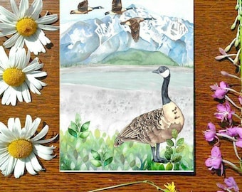 Tomar vuelo / Tarjeta de felicitación / Tarjeta de 5 x 7 / Cheryl Lacy