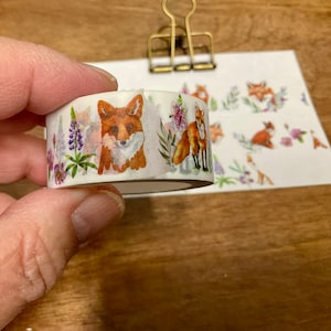 Cinta washi natural - Zorro