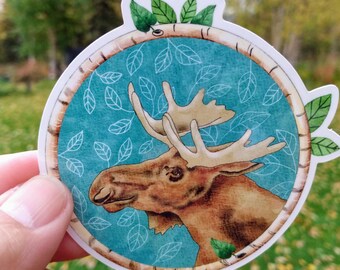 Bull - Moose Sticker