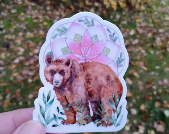 Kaleidoscope Bear - Sticker