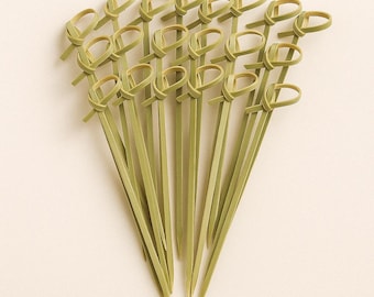 Bamboo Knot Cocktail Picks: Eco-Friendly Appetizer Skewers