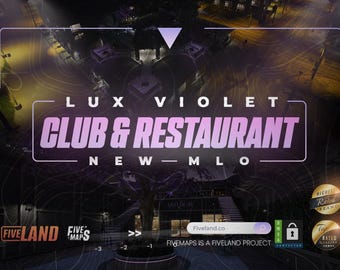 FiveM - Lux Violet Club & Restaurant MLO | FiveM MLO | Fivem Club MLO