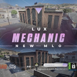 FiveM Luxury Mechanic MLO: High-Tech Auto Workshop
