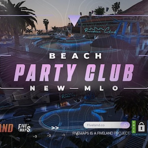 FiveM Beach Party Club MLO: Luxus-Nachtleben am Pool