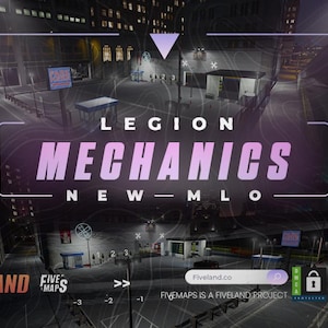 FiveM Legion Mechanics MLO: Modern Mechanic Shop