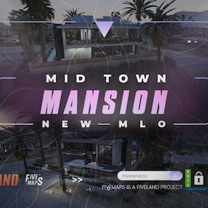 FiveM - Mid Town Mansion MLO | FiveM Mansion | Mafia Mansion