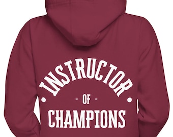 Instructor of Champions Unisex Hoodie, Riding Instructor Gift, Horse Riding Instructor Gift, Horse Trainer Gift, Equestrian, Riding