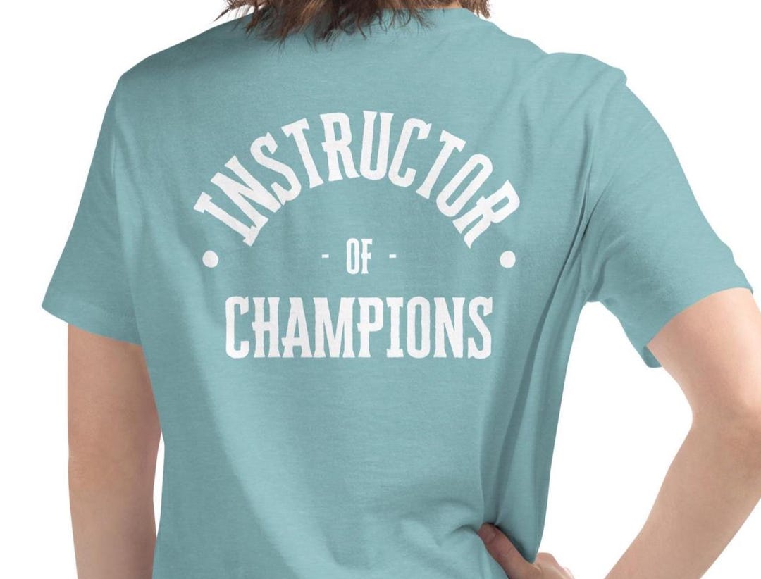 Instructor Gift Instructor of Champions Short Sleeve Tee , Riding Instructor Gift ...
